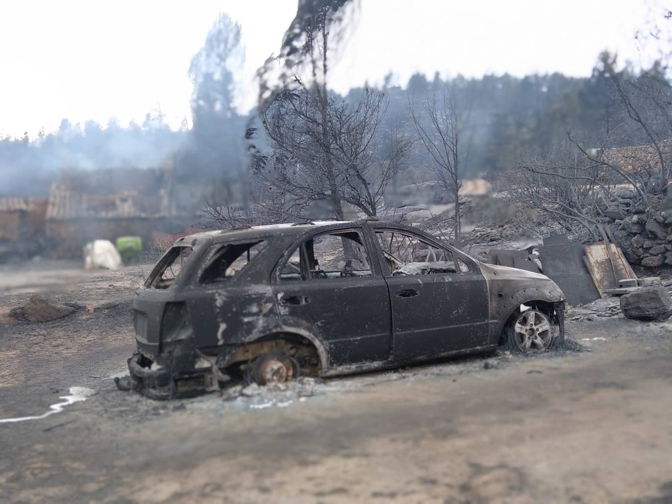 Así ha arrasado el incendio de Castellón con casas, coches y otros bienes materiales