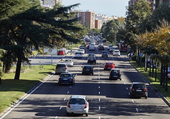 Entrada a Valencia por la avenida del Cid.