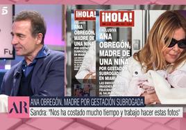 Alessandro Lequio, este miércoles, en 'El Programa de Ana Rosa'.