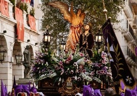 Conjunto escultórico de la hermandad del Jesús en el Huerto.