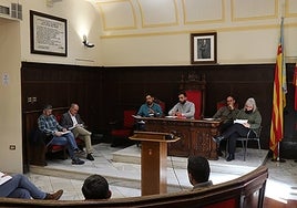 Un momento de la reunión de la Comisión Especial de Playas.