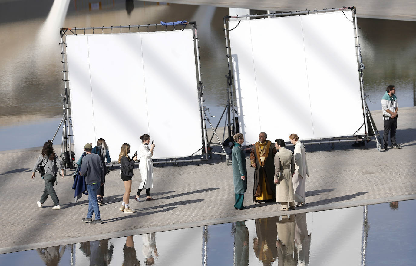 Rodaje de la serie de &#039;Star Wars&#039; en la Ciudad de las Artes de Valencia