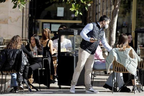 Terraza de un establecimiento en Valencia