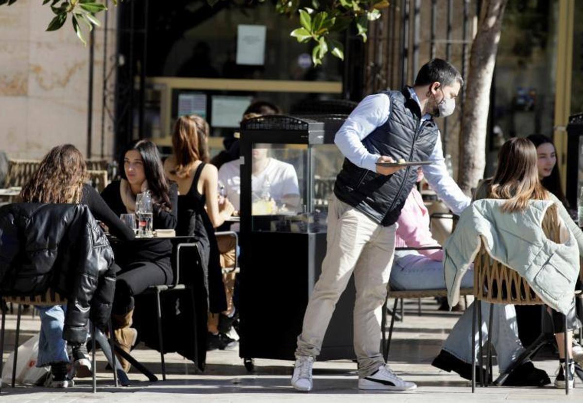 Terraza de un establecimiento en Valencia