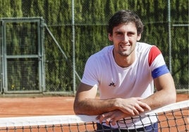 Carlos Taberner, en el Club de Tenis Valencia.