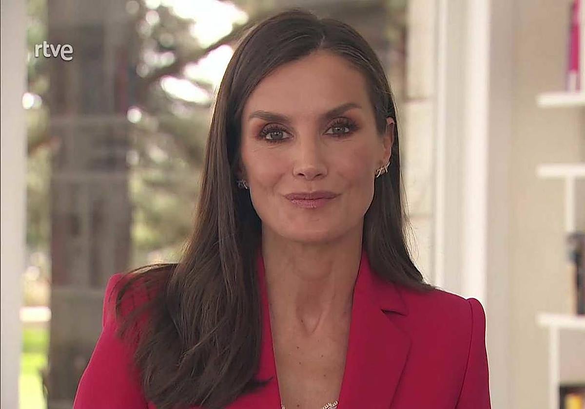 La reina Letizia durante su aparición en 'Informe Semanal'.