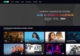 Imagen del canal que Filmin dedica al audiovisual valenciano.