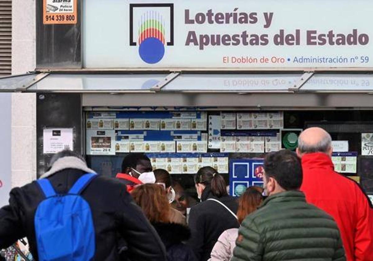 Una administración de lotería.