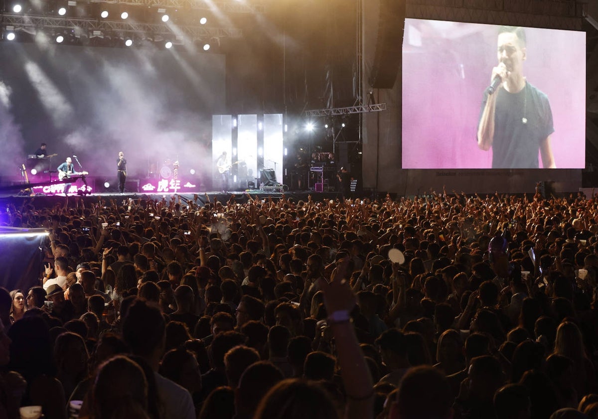 Imagen de la pasada edición del Festival de Les Arts, que se celebró en la Ciudad de las Artes y las Ciencias de Valencia.