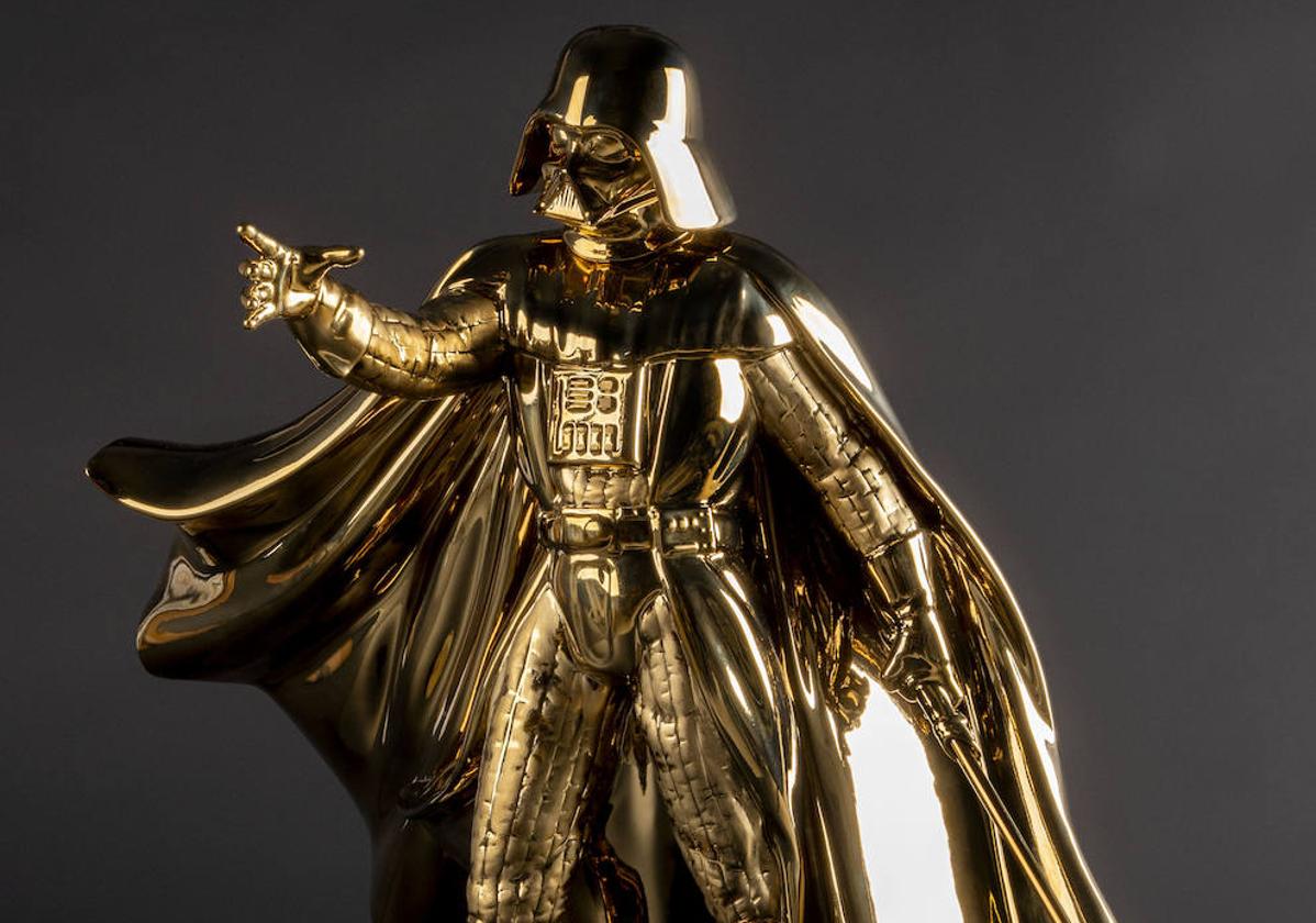 Así es el Darth Vader dorado de Lladró para la Star Wars Celebration