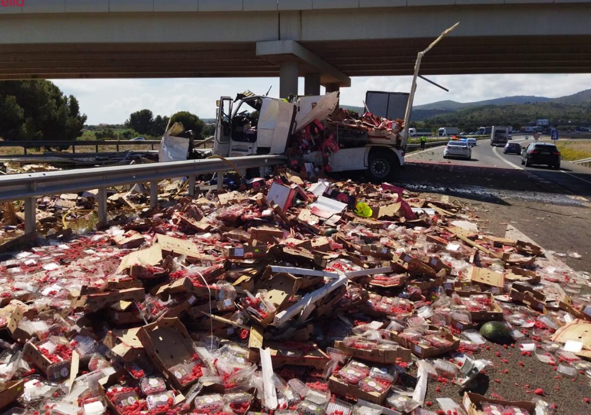 Accidente en Peñíscola.