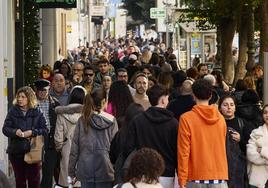 Compras en el centro de Valencia.