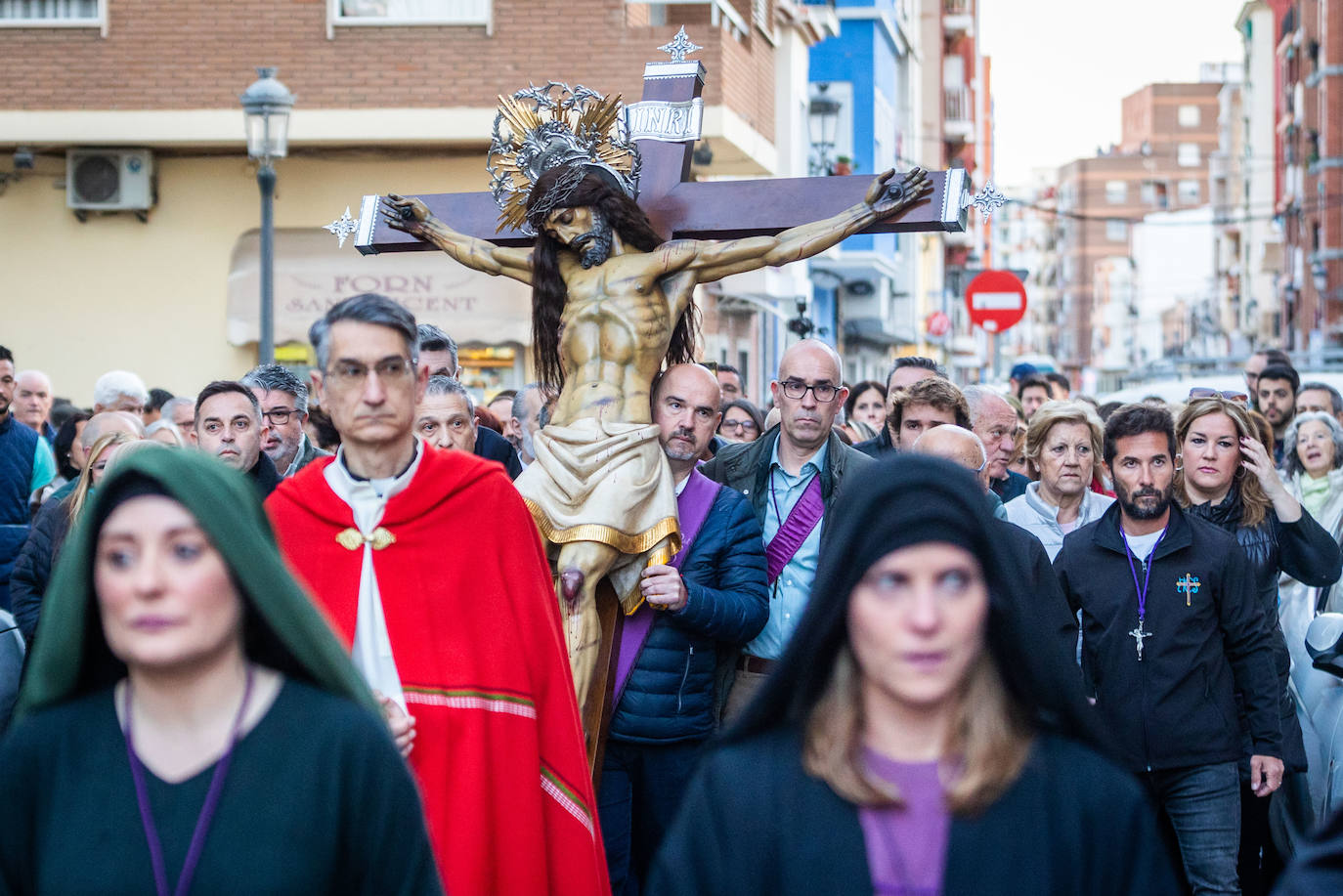 Encuentro de los dos Cristos en el Cabanyal