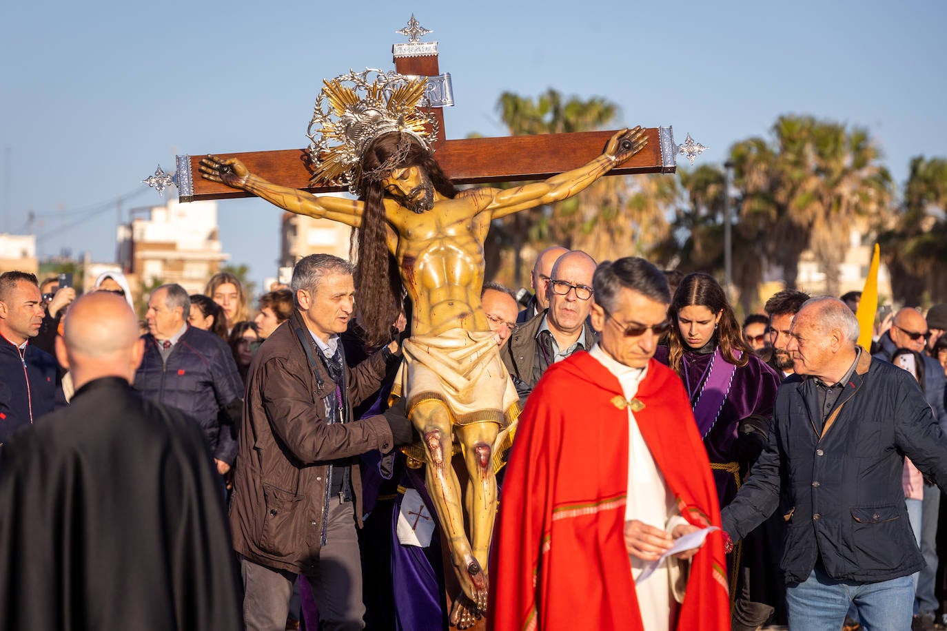 Encuentro de los dos Cristos en el Cabanyal