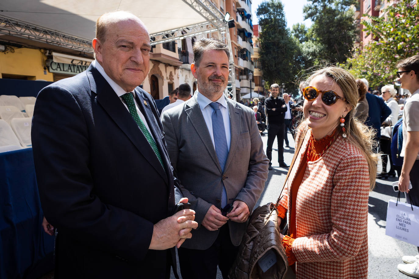 Los políticos, en el Desfile de Resurrección de la Semana Santa Marinera 2023