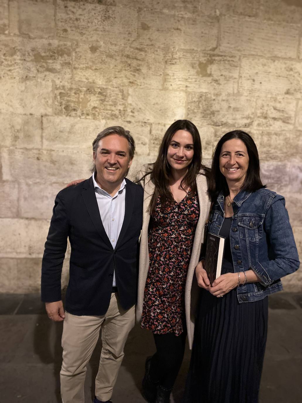 Tony Jordán, Laura Mas y Beatriz Maset.