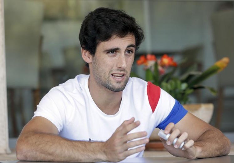 Carlos Taberner en el Club de Tenis Valencia.