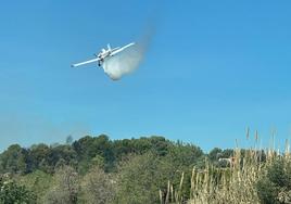 Un avión de extinción de incendios.