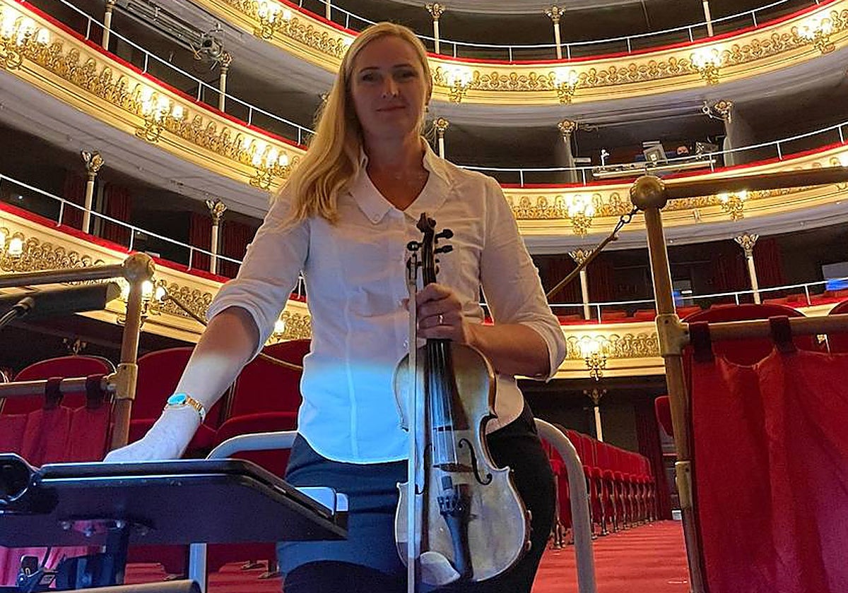 La violinista Natalia Zhigulina.