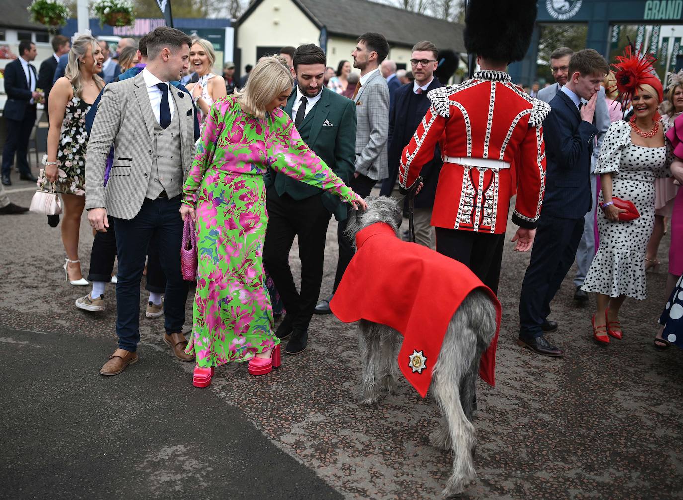 El hipódromo de Liverpool celebra el &#039;Día de las Damas&#039; bajo la lluvia