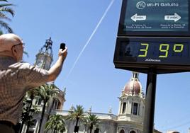 Calor y altas temperaturas en Valencia.