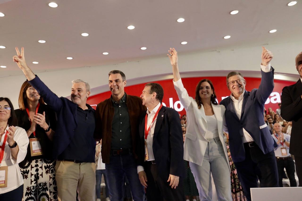 Pedro Sánchez visita Valencia con motivo de la conferencia municipal del PSOE