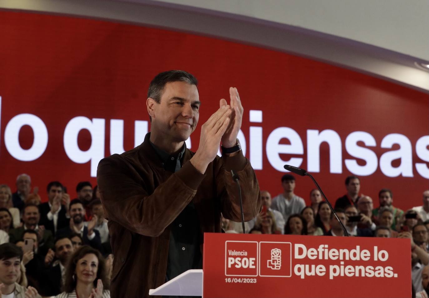 Pedro Sánchez visita Valencia con motivo de la conferencia municipal del PSOE