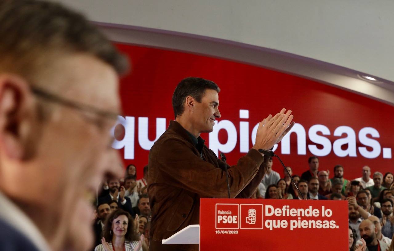 Pedro Sánchez visita Valencia con motivo de la conferencia municipal del PSOE