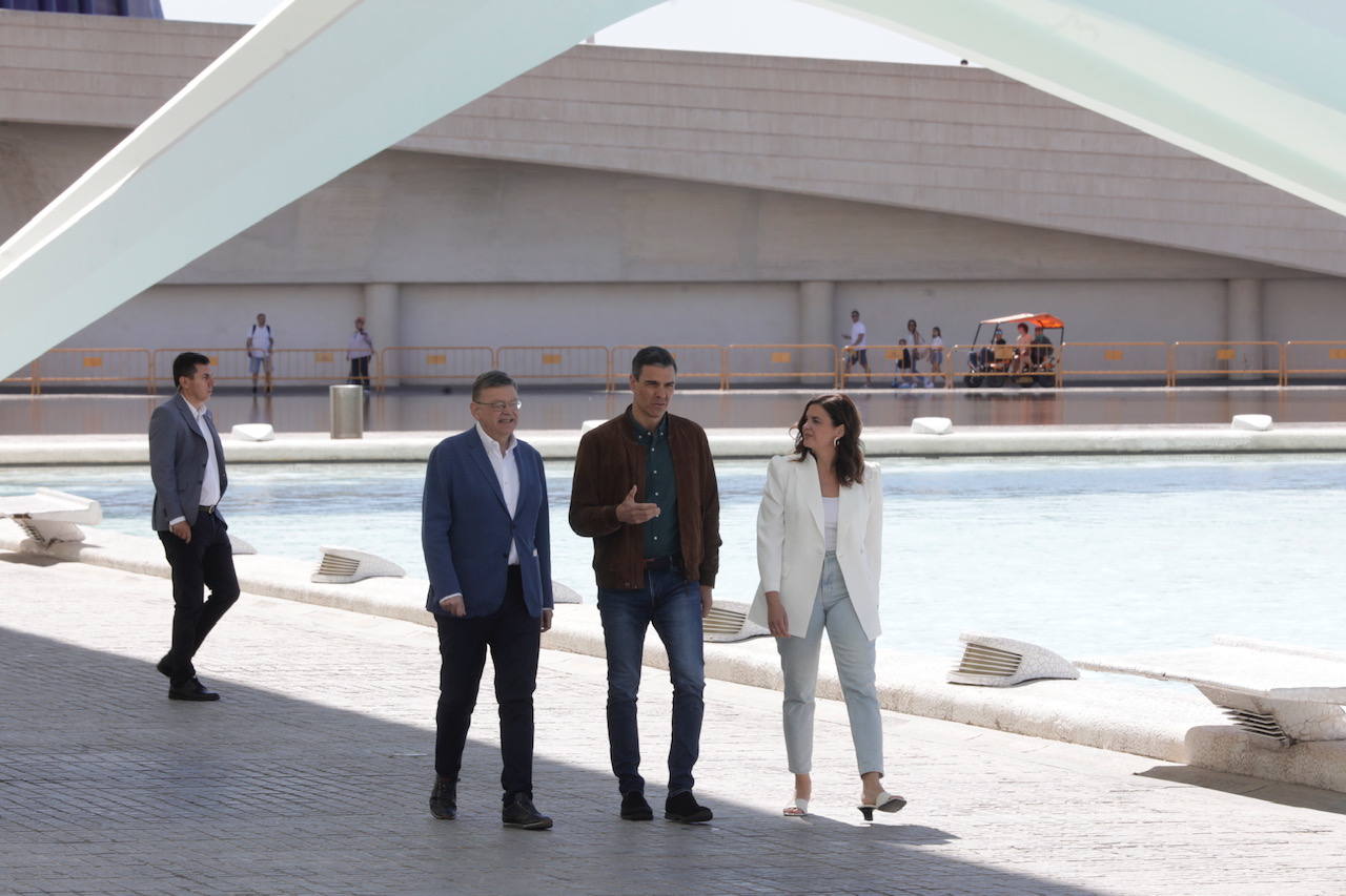 Pedro Sánchez visita Valencia con motivo de la conferencia municipal del PSOE