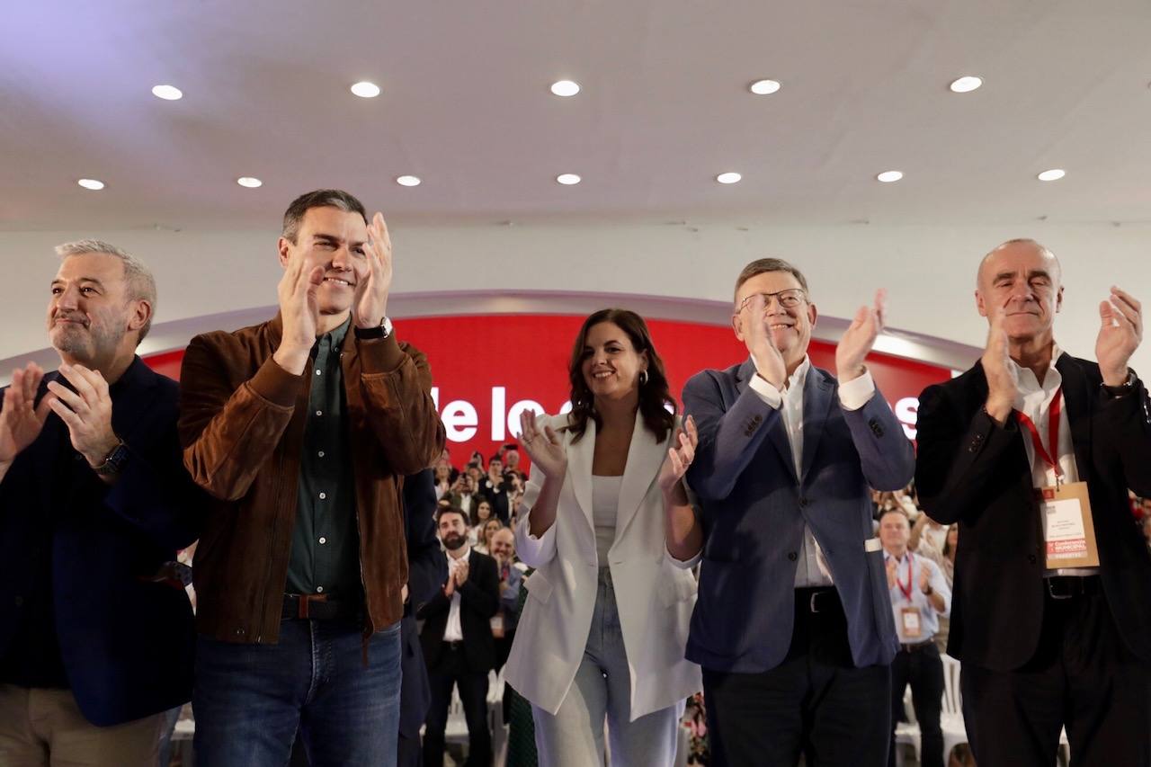 Pedro Sánchez visita Valencia con motivo de la conferencia municipal del PSOE