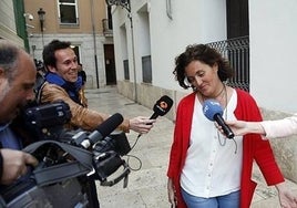 La exedil Beatriz Simón, en las proximidades de Les Corts.