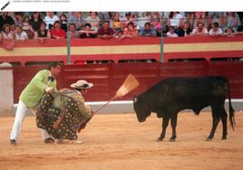 Espectáculo del bombero torero, en una imagen de archivo.