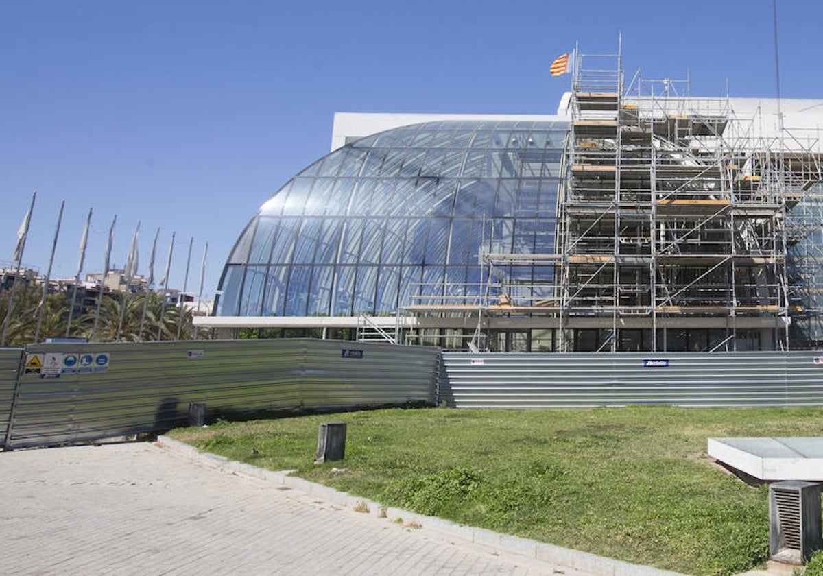 El Palau de la Música está en la actualidad inmerso en la rehabilitación del auditorio.