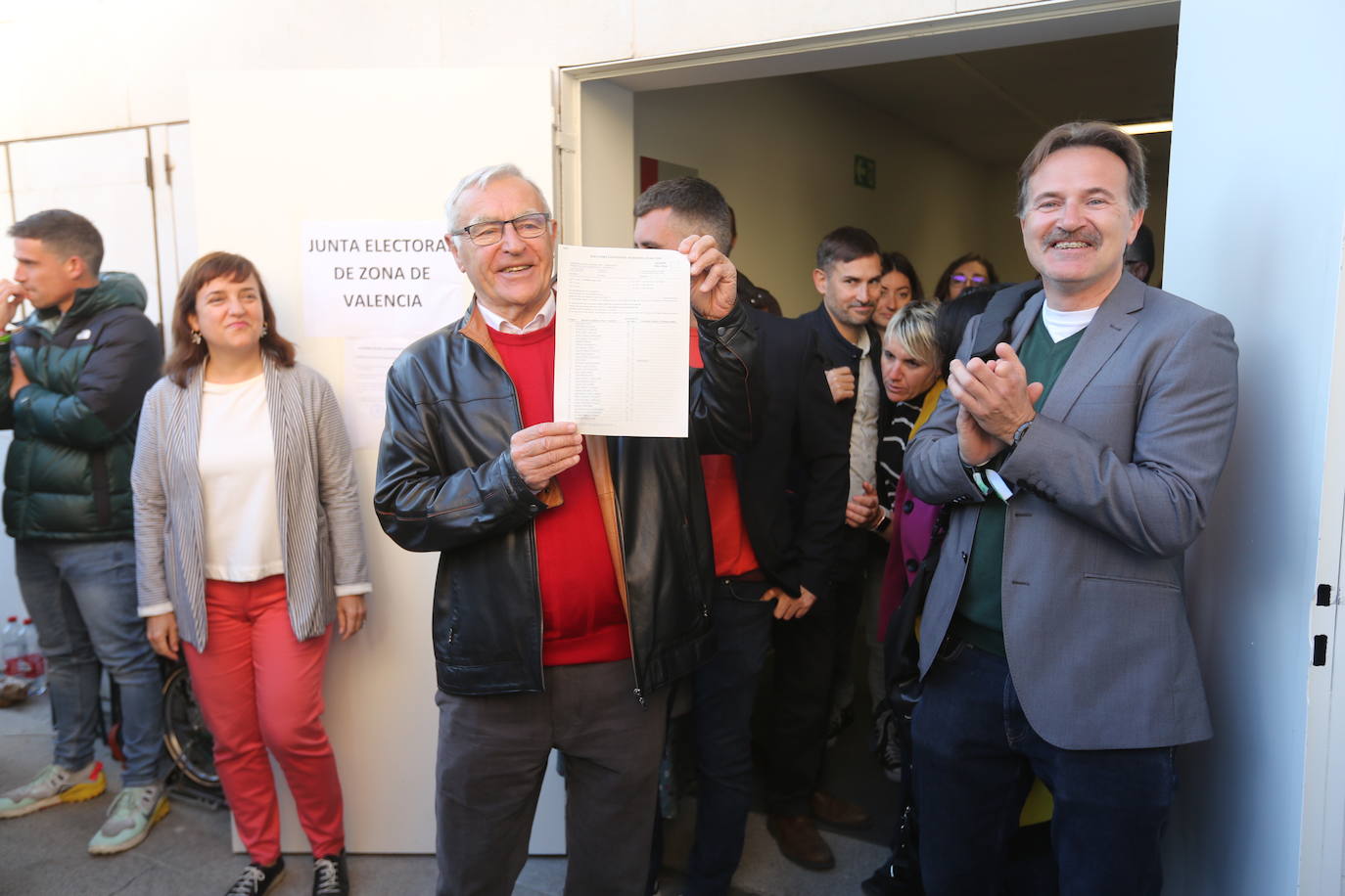 Fotos: Los candidatos a la alcaldía de Valencia presentan sus listas ante la Junta Electoral