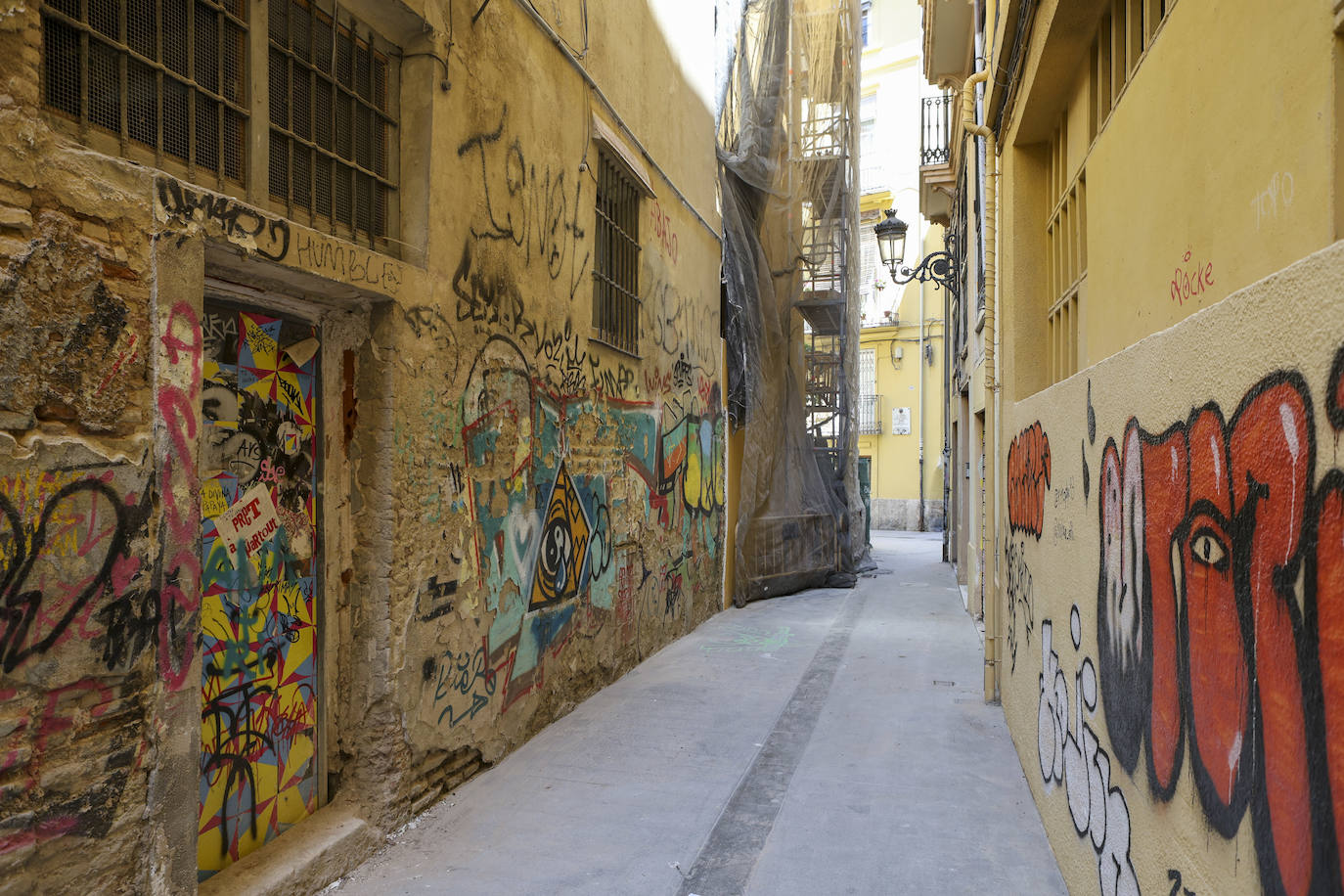 Los grafitis en el barrio de El Carmen