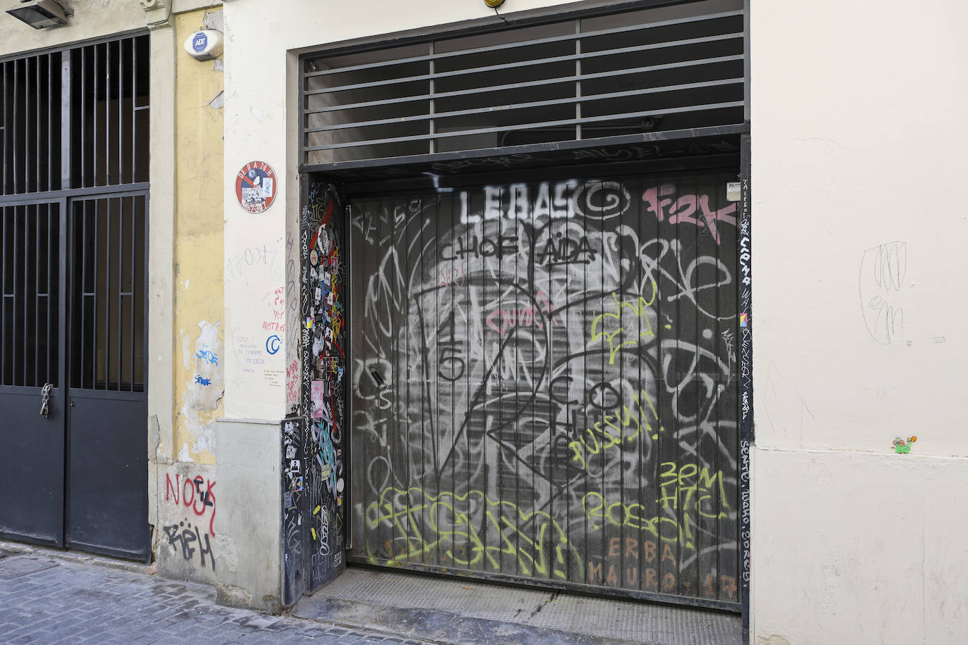 Los grafitis en el barrio de El Carmen