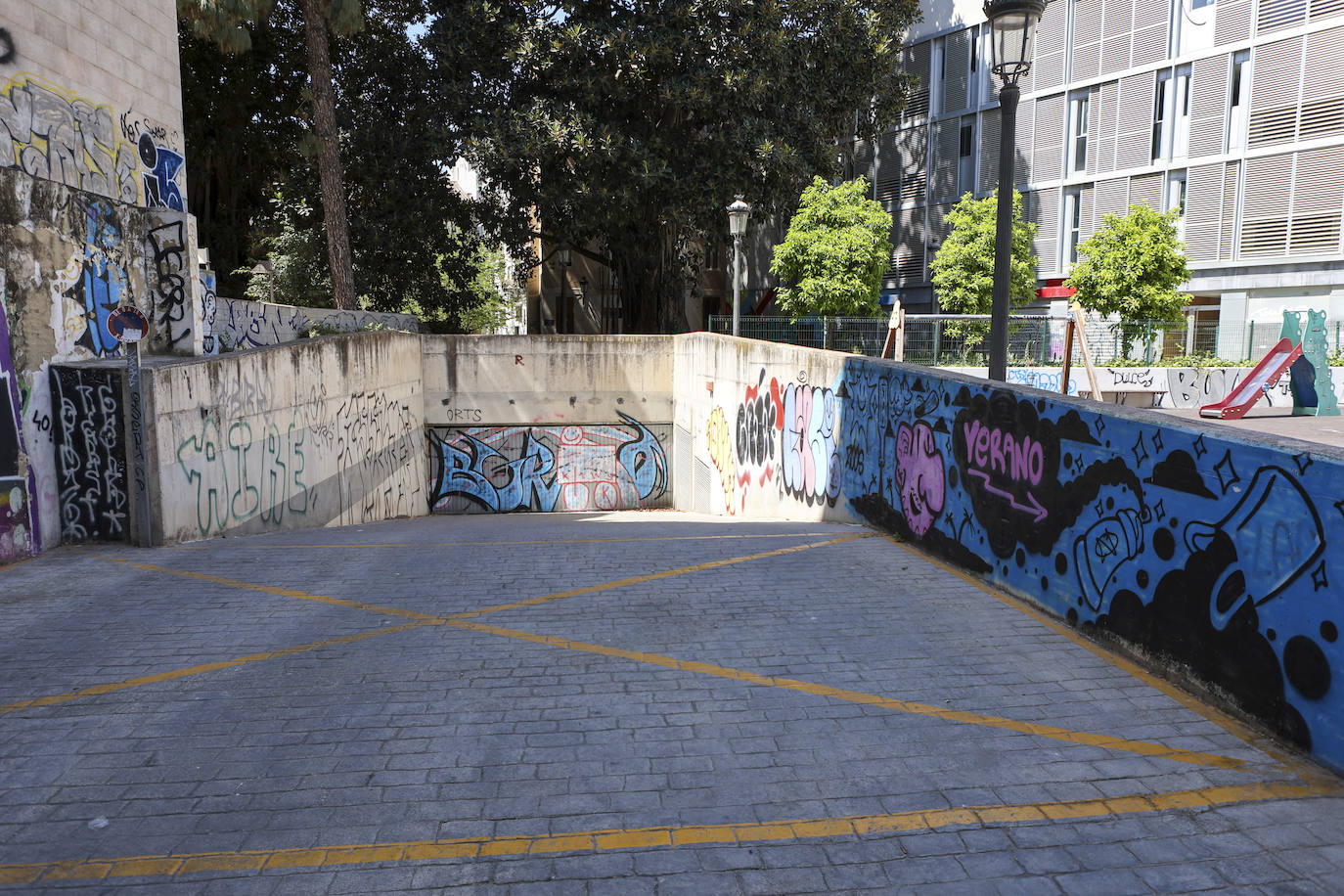 Los grafitis en el barrio de El Carmen