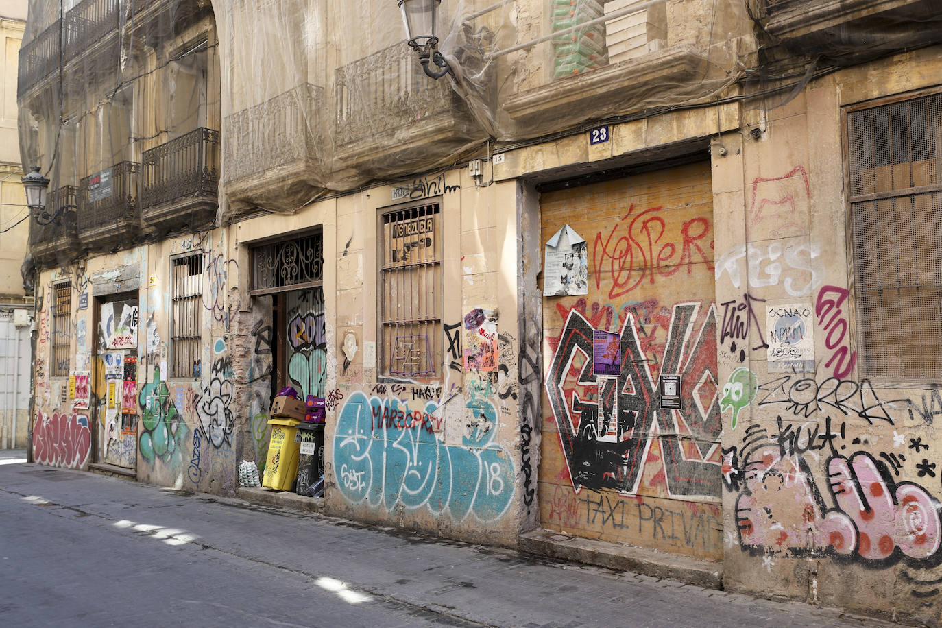 Los grafitis en el barrio de El Carmen