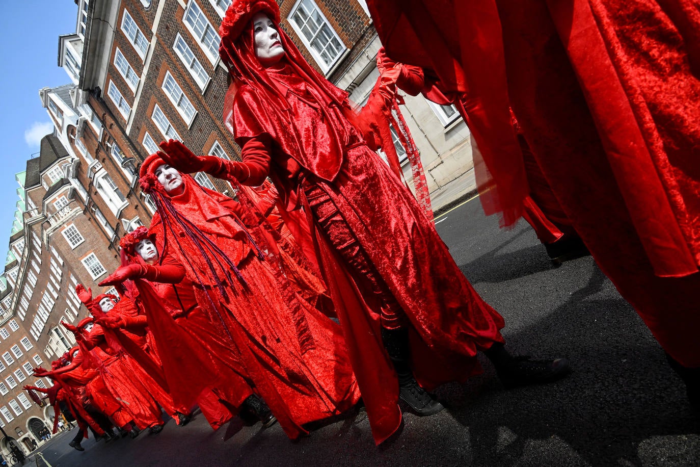 Marcha ecologista en Londres contra el cambio climático