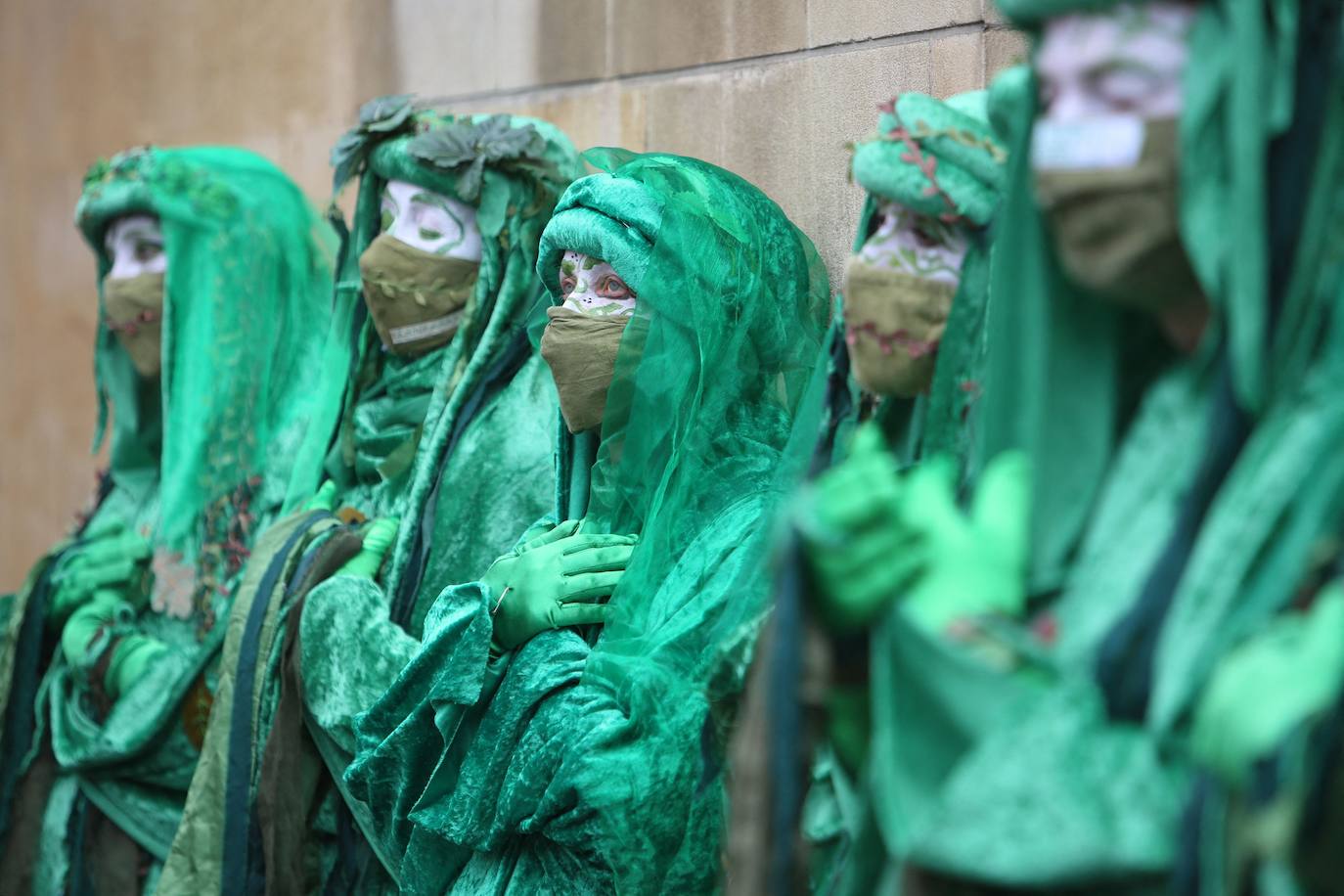 Marcha ecologista en Londres contra el cambio climático