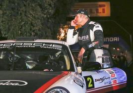 Cañizares, en una imagen de archivo en un rally.