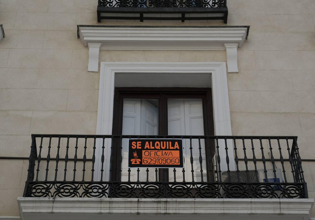 Una vivienda en alquiler en una imagen de archivo.