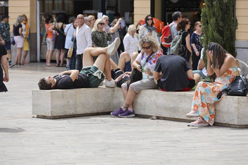 Ambientazo este domingo en las calles de Valencia