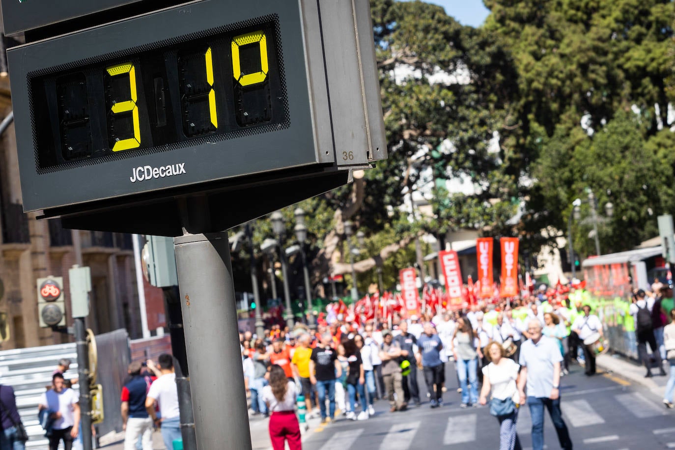 Así ha transcurrido la manifestación del 1 de mayo en Valencia