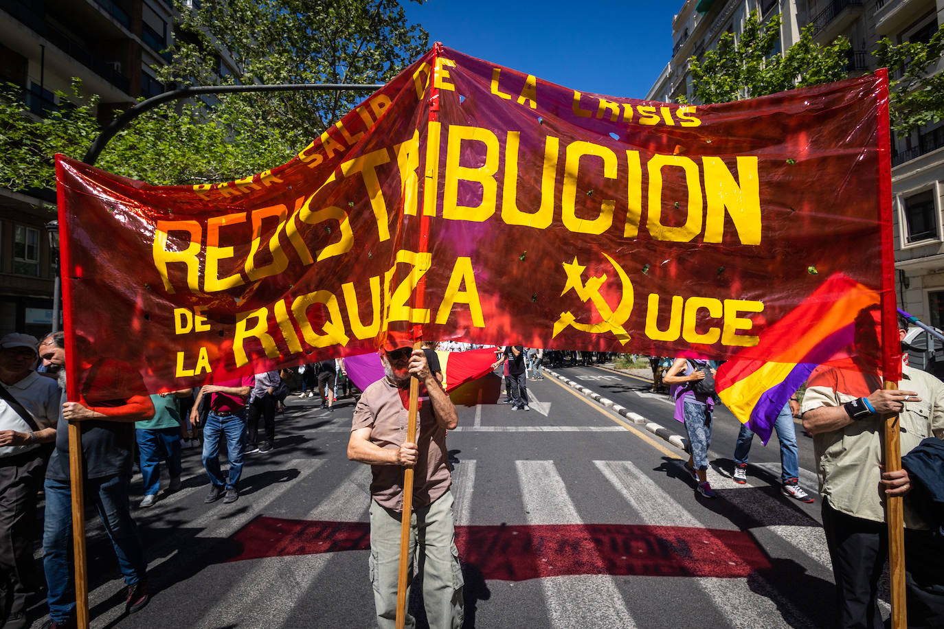 Así ha transcurrido la manifestación del 1 de mayo en Valencia