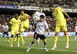 Jonas fue el autor del gol en la penúltima jornada de la Liga 2011-12 al Villarreal.