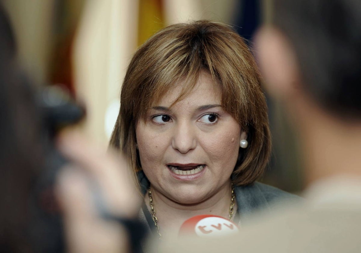 La exresponsable de los populares, Isabel Bonig.