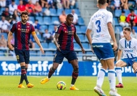 Wesley, durante el partido contra el Tenerife.