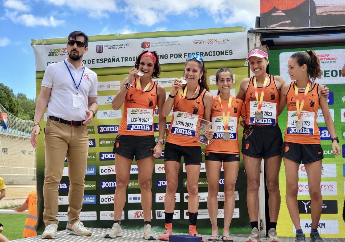 La selección valenciana, segunda en el Campeonato de España de trail running por federaciones.