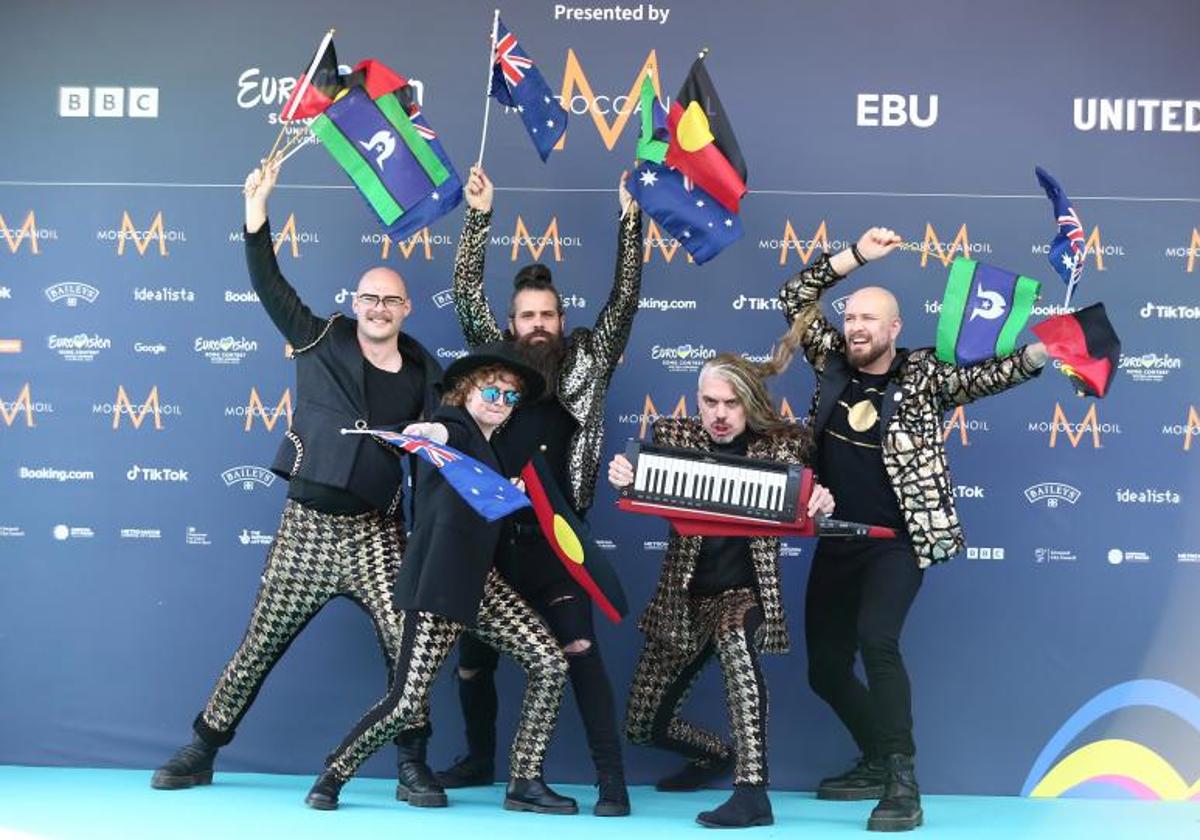 Los australianos Voyager cierran la segunda semifinal de Eurovisión 2023.